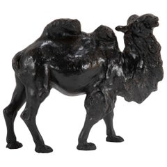 Sculpted Japanese Bronze of a Bactrian Camel