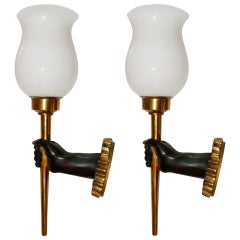 Pair of French Sconces by John Devoluy