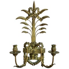 Pair of Fine Candle Sconces in the Style of Louis XVI