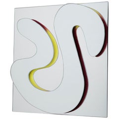 Decorative Mirror Abstract Shape "Trazo Doble"