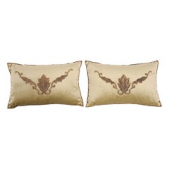 Pair of B. Viz Design Antique Textile Pillows