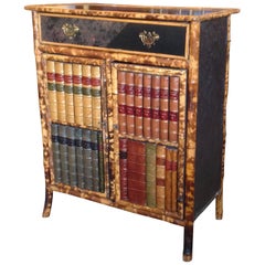 Fine Edwardian Bamboo Bookcase or Cabinet