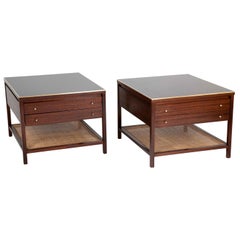 Pair of Walnut Paul McCobb Side Tables