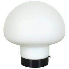 Original 1960s Glass Mushroom Desk Light by Peill & Putzler, Germany