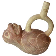 Antique Pre Columbian Moche Vessel of a Sea Lion  Provenance ex Darwin Keynes