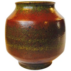 Vase aus glasiertem Steingut von der dänischen Keramikerin Marianne Starck für M. Andersen