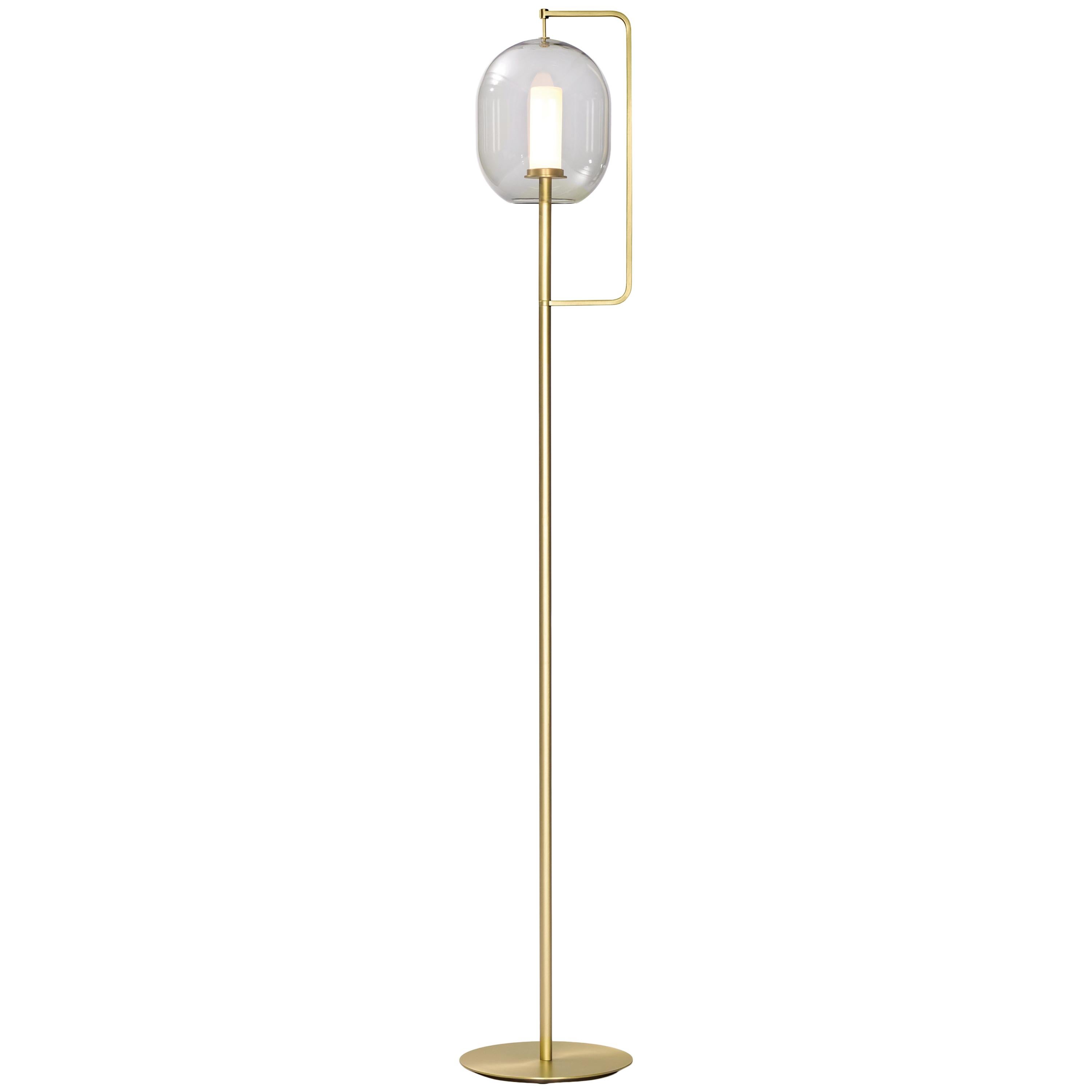 ClassiCon Lantern Light Tall Floor Lamp in Brass by Neri&Hu