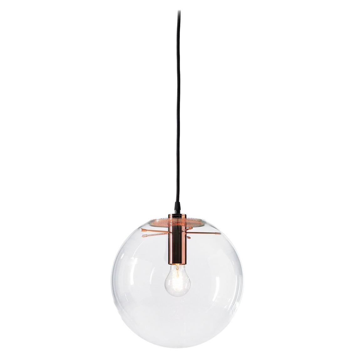 Lampada a sospensione ClassiCon Medium Selene in rame di Sandra Lindner