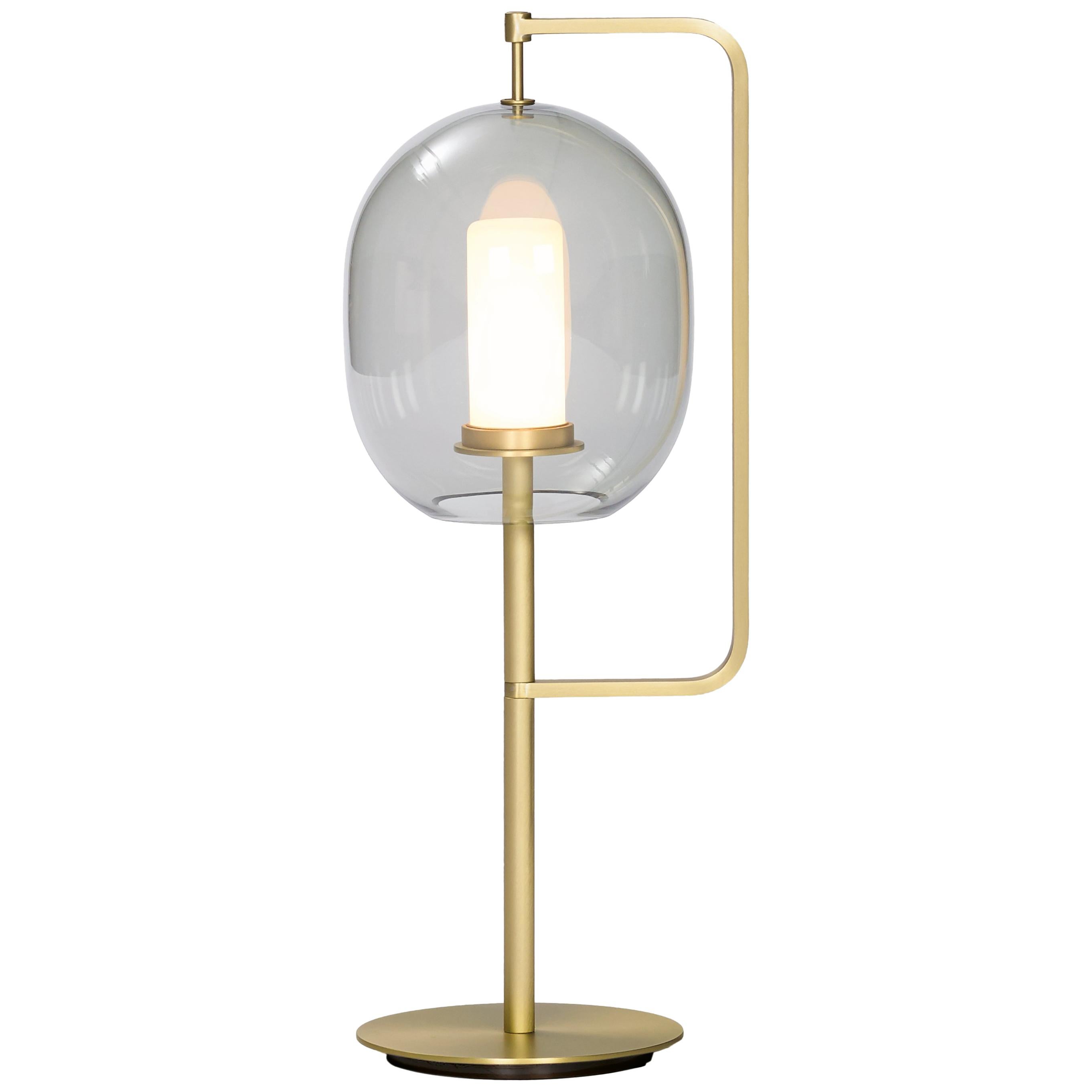 Laterne-Tischlampe "ClassiCon" aus Messing von Neri&Hu