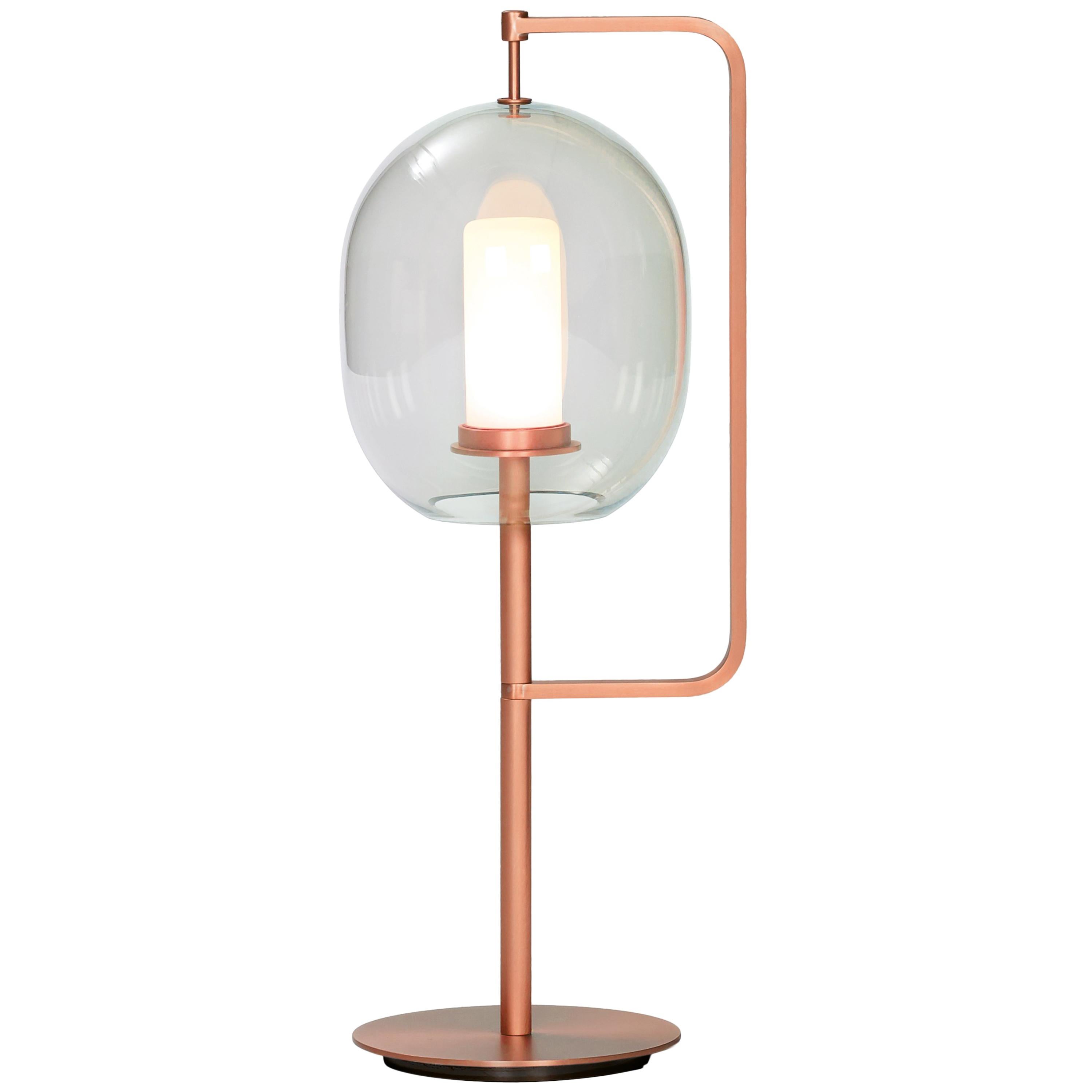 ClassiCon Lantern Light Table Lamp in Copper-Plated Brass by Neri&Hu