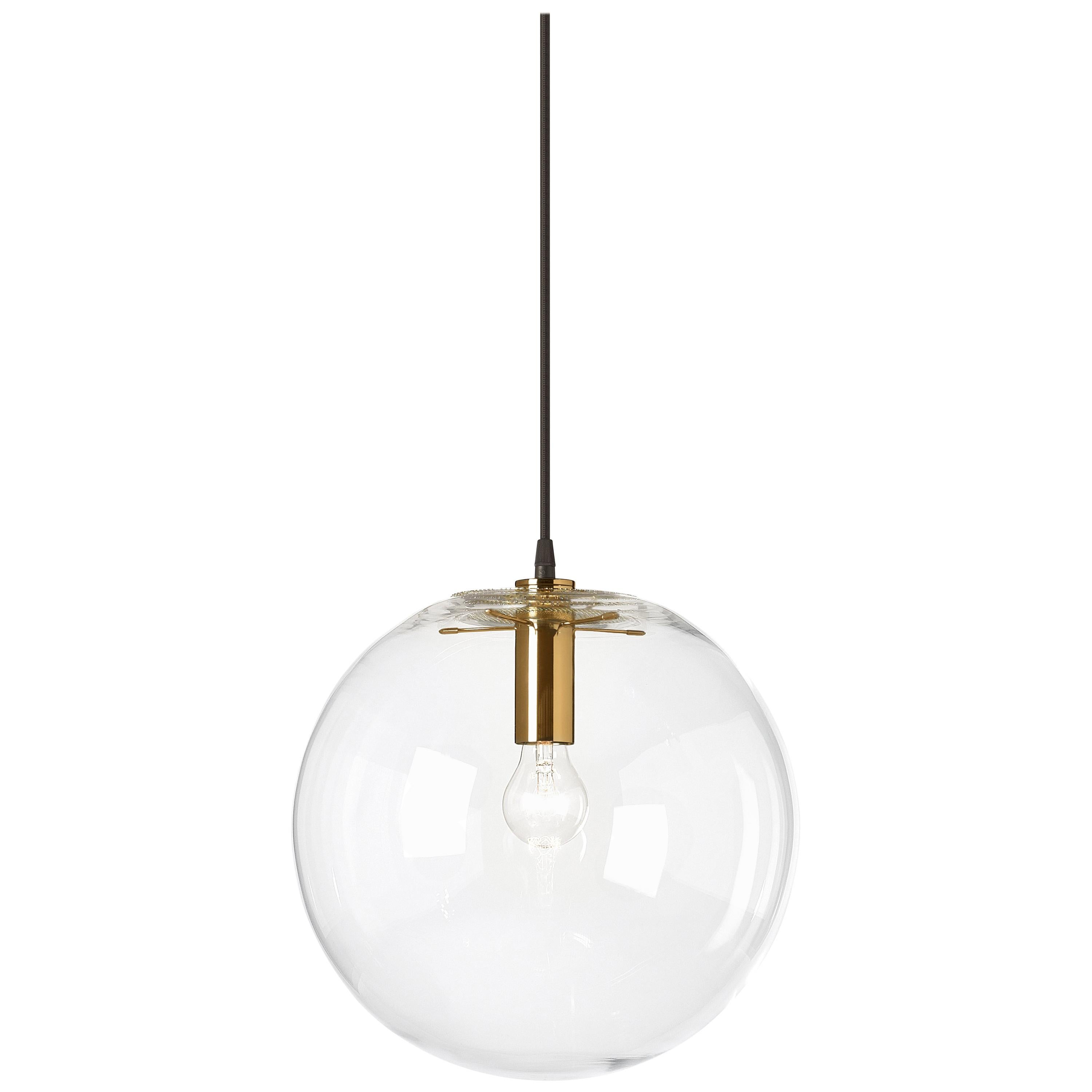 ClassiCon Small Selene Pendant Lamp in Brass by Sandra Lindner