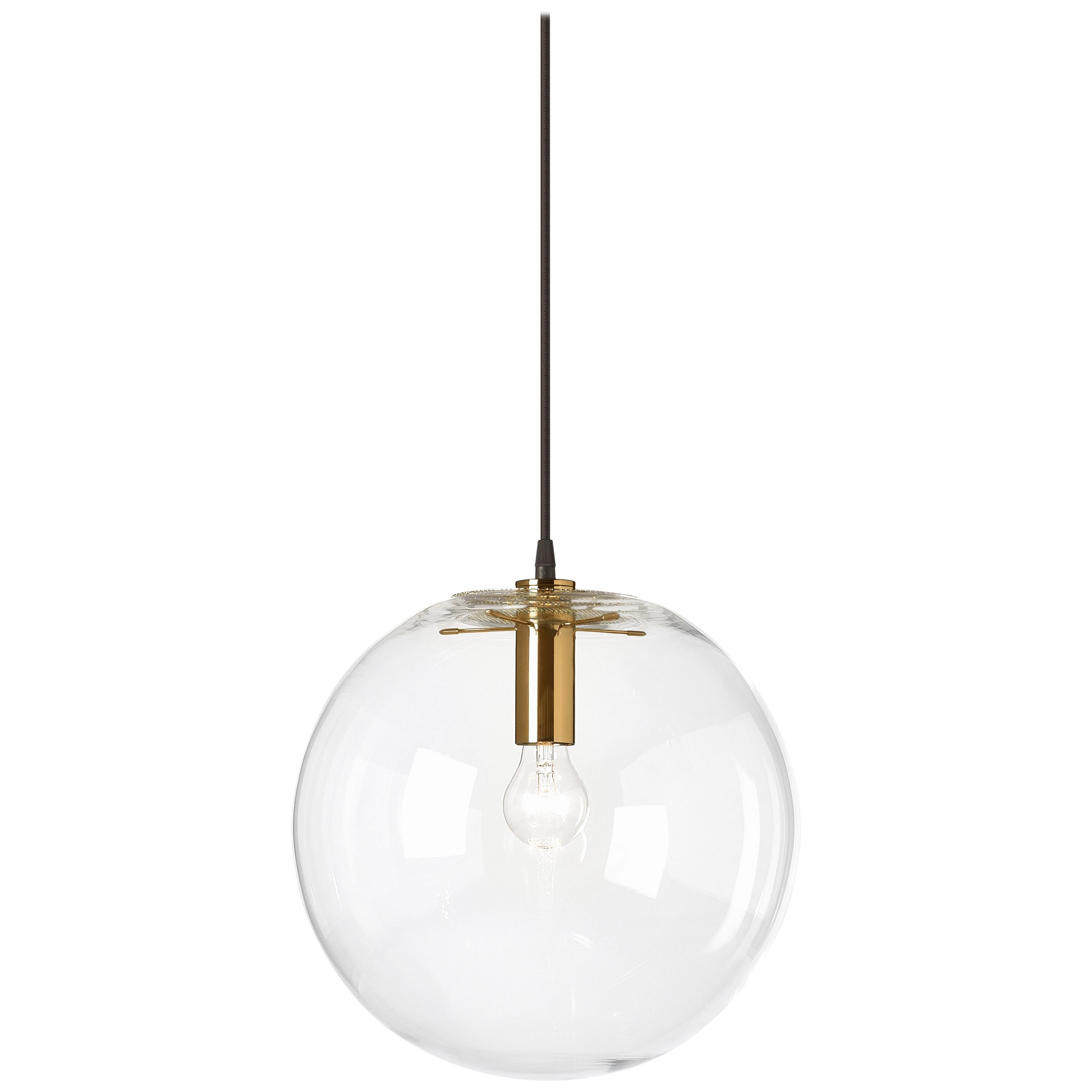 ClassiCon Medium Selene Pendant Lamp in Brass by Sandra Lindner For Sale