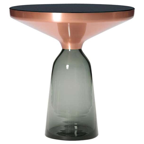 ClassiCon Bell Side Table in Copper and Quartz Grey by Sebastian ...