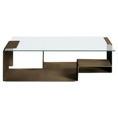 ClassiCon Diana D-Side Table in Bronze Brown by Konstantin Grcic