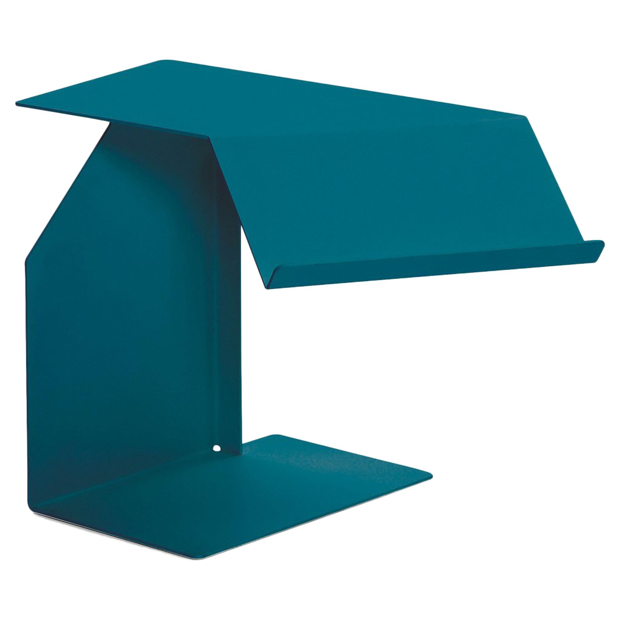 ClassiCon Diana F Side Table in Ocean Blue by Konstantin Grcic