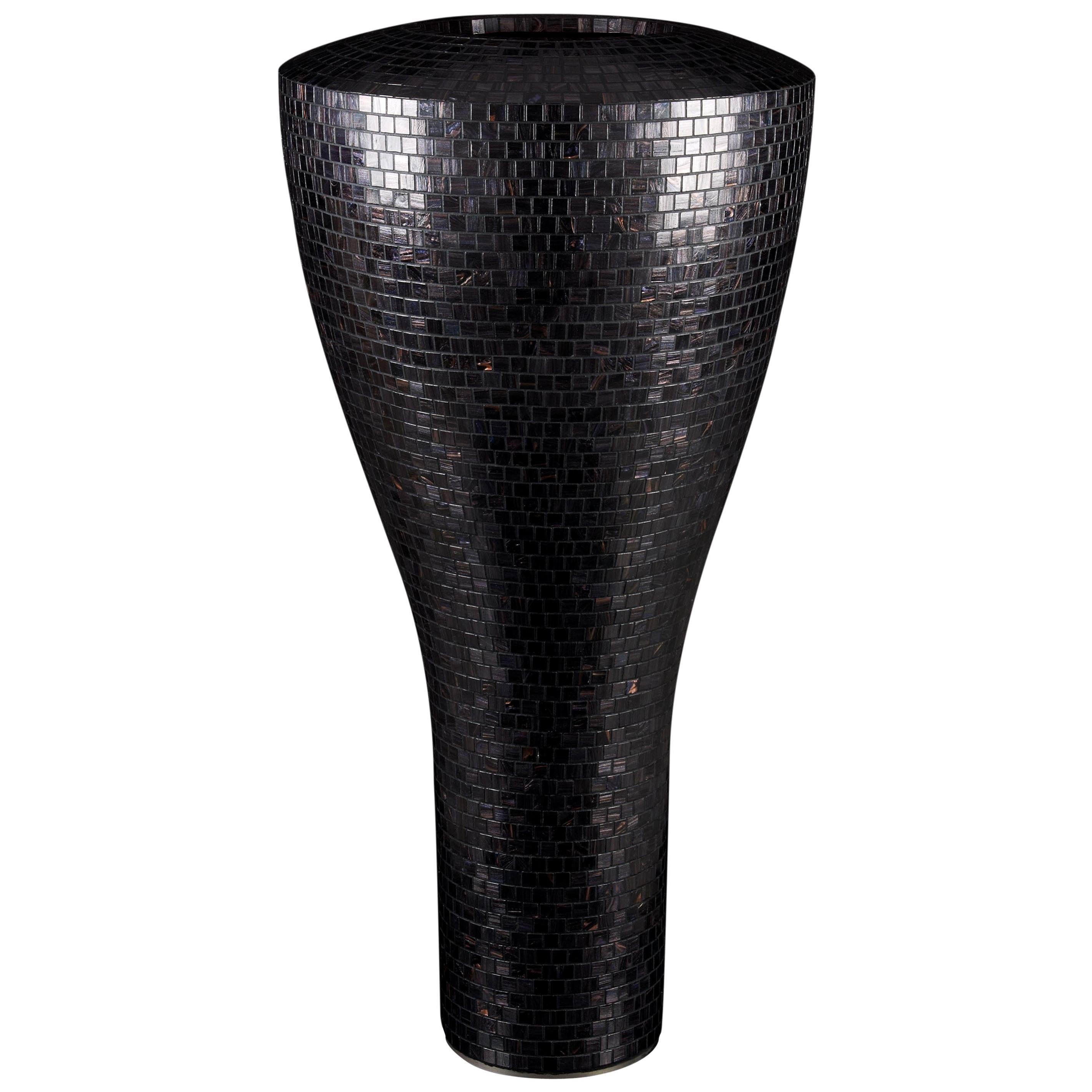 Tippy Vase, LDPE, Indoor, Bisazza Mosaic, Italy For Sale