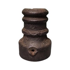 18th Century French Cast Iron Signal Mortar Cannon
