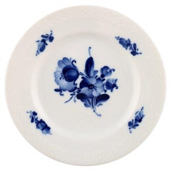 Vintage Blue Flower Braided Cake Plates from Royal Copenhagen, Number 10/8092