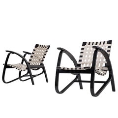 Jan Vanek Reupholstered Lounge Chairs