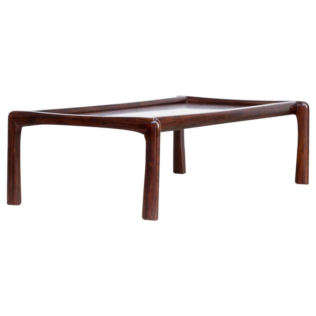 1970s Beautiful Rosewood Coffee Table For Sale