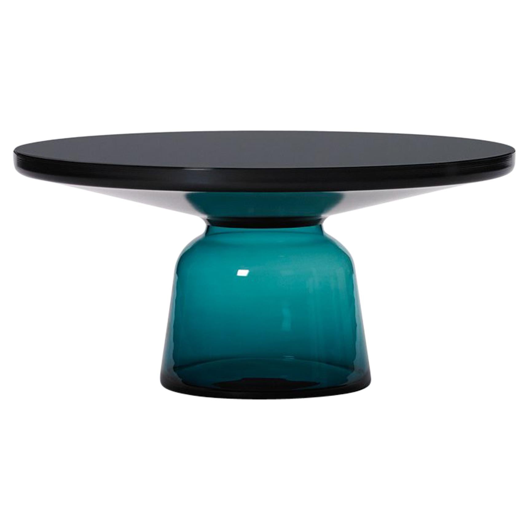 ClassiCon Bell Coffee Table in Black and Montana Blue by Sebastian Herkner
