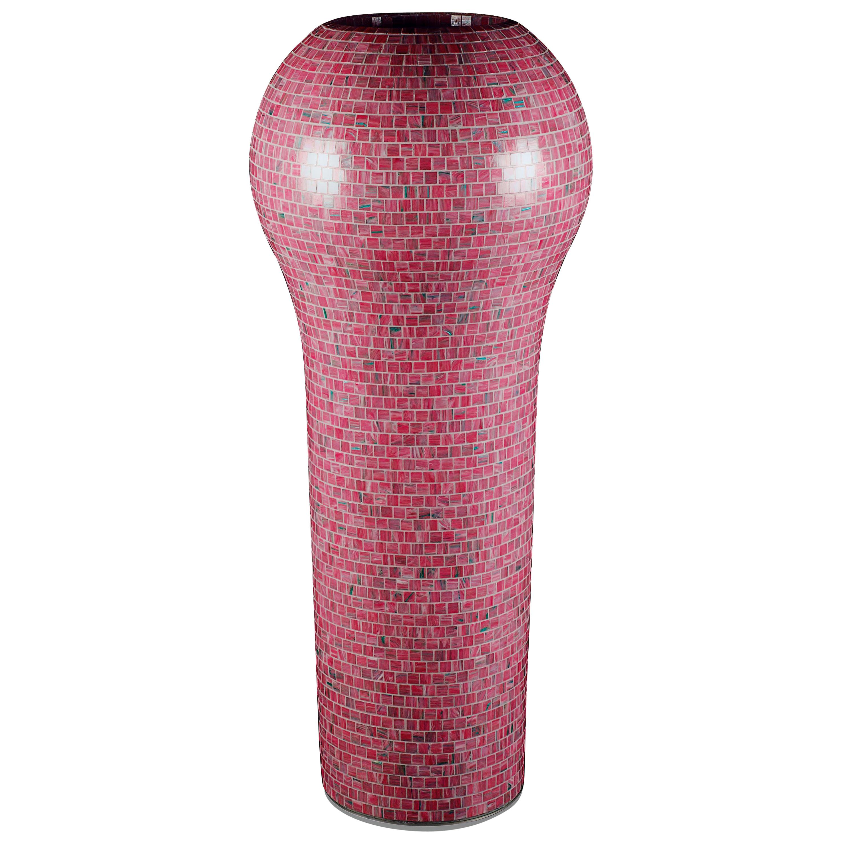 Sakata Vase, LDPE, Indoor, Bisazza Mosaic, Italy For Sale