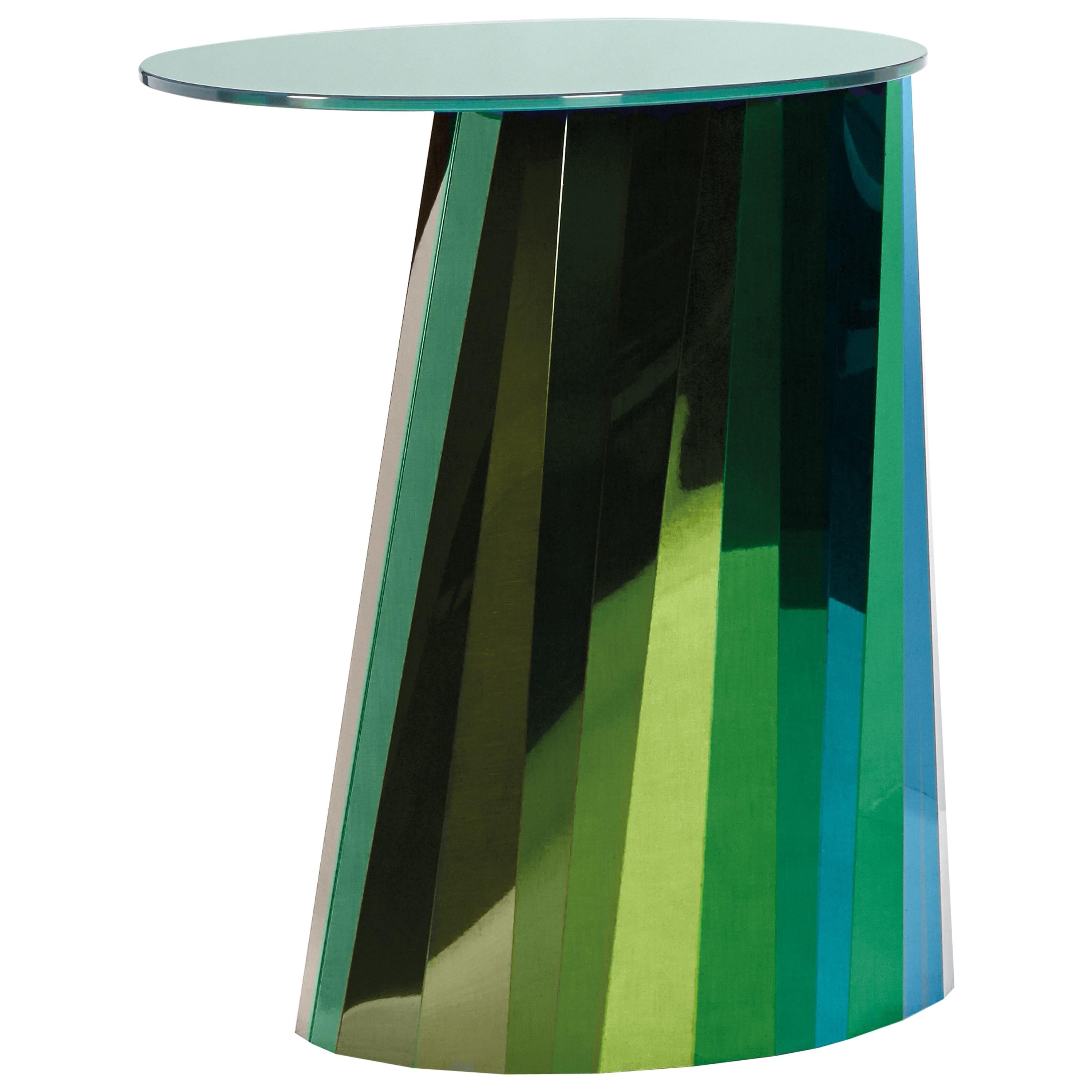 Table d'appoint haute ClassiCon Pli en vert de Victoria Wilmotte