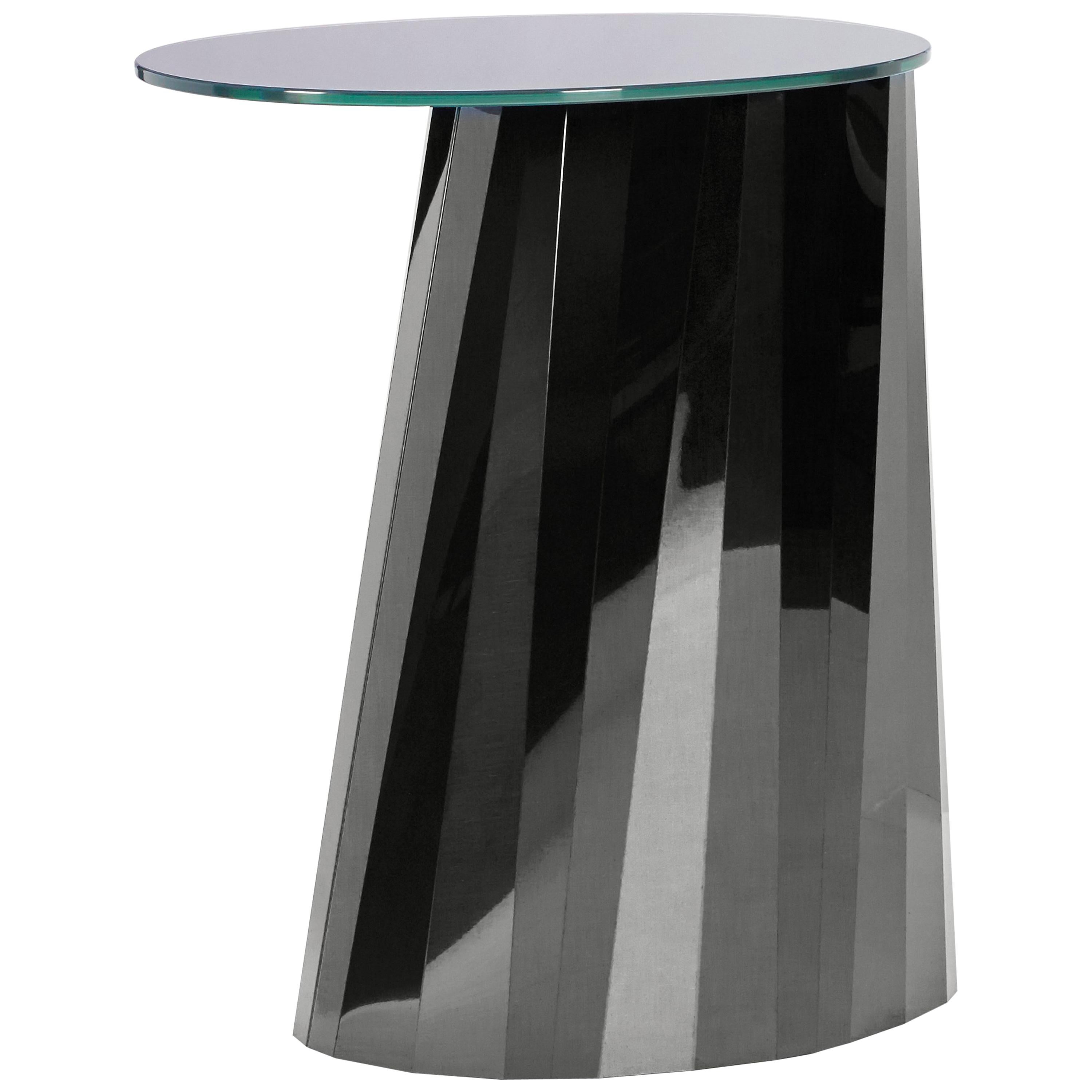 Table d'appoint haute ClassiCon Pli noire de Victoria Wilmotte