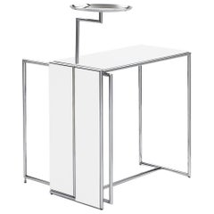 ClassiCon Partially Foldable Rivoli Side Table  by Eileen Gray