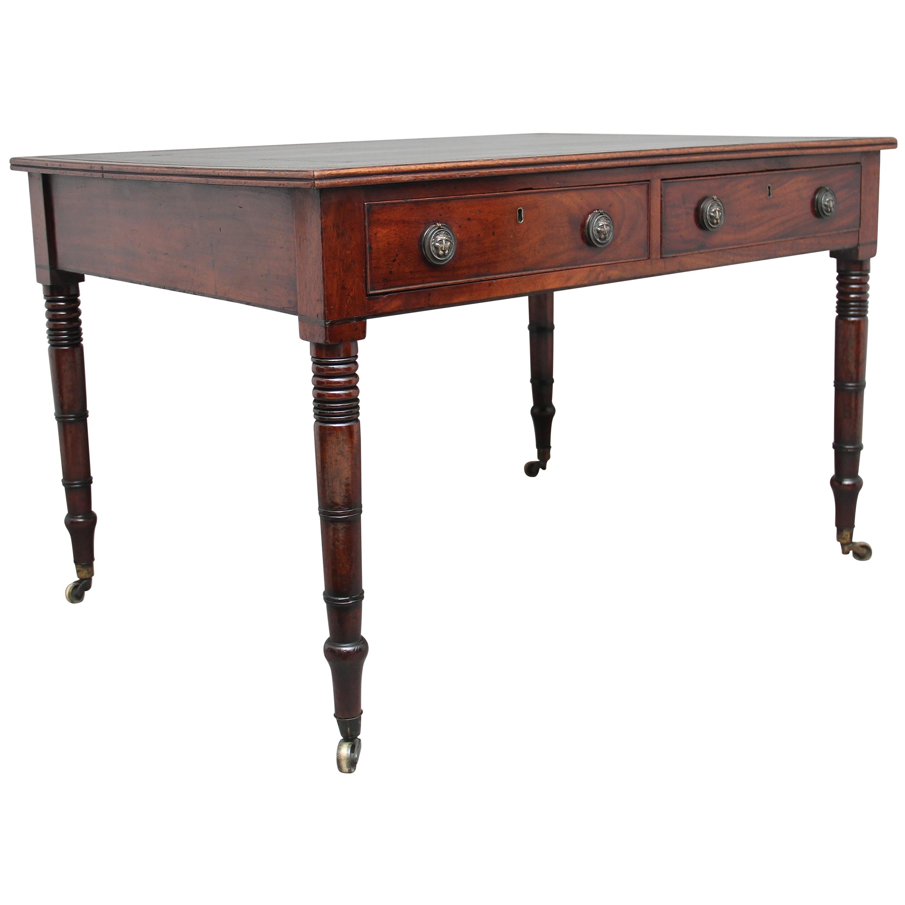 Early 19th Century Mahogany Partners Desk