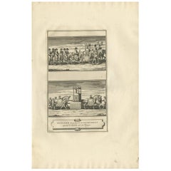 Stampa antica del Santissimo Sacramento di Picart, 1725 circa