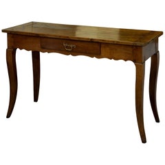 French Cherrywood Serving or Side Table, circa 1870