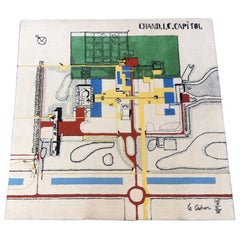 Tappeto in lana Le Corbusier Capitol Map