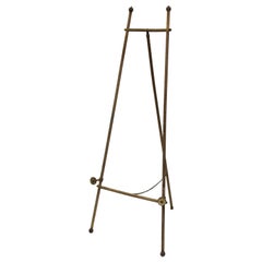Victorian Easel in Woven Brass