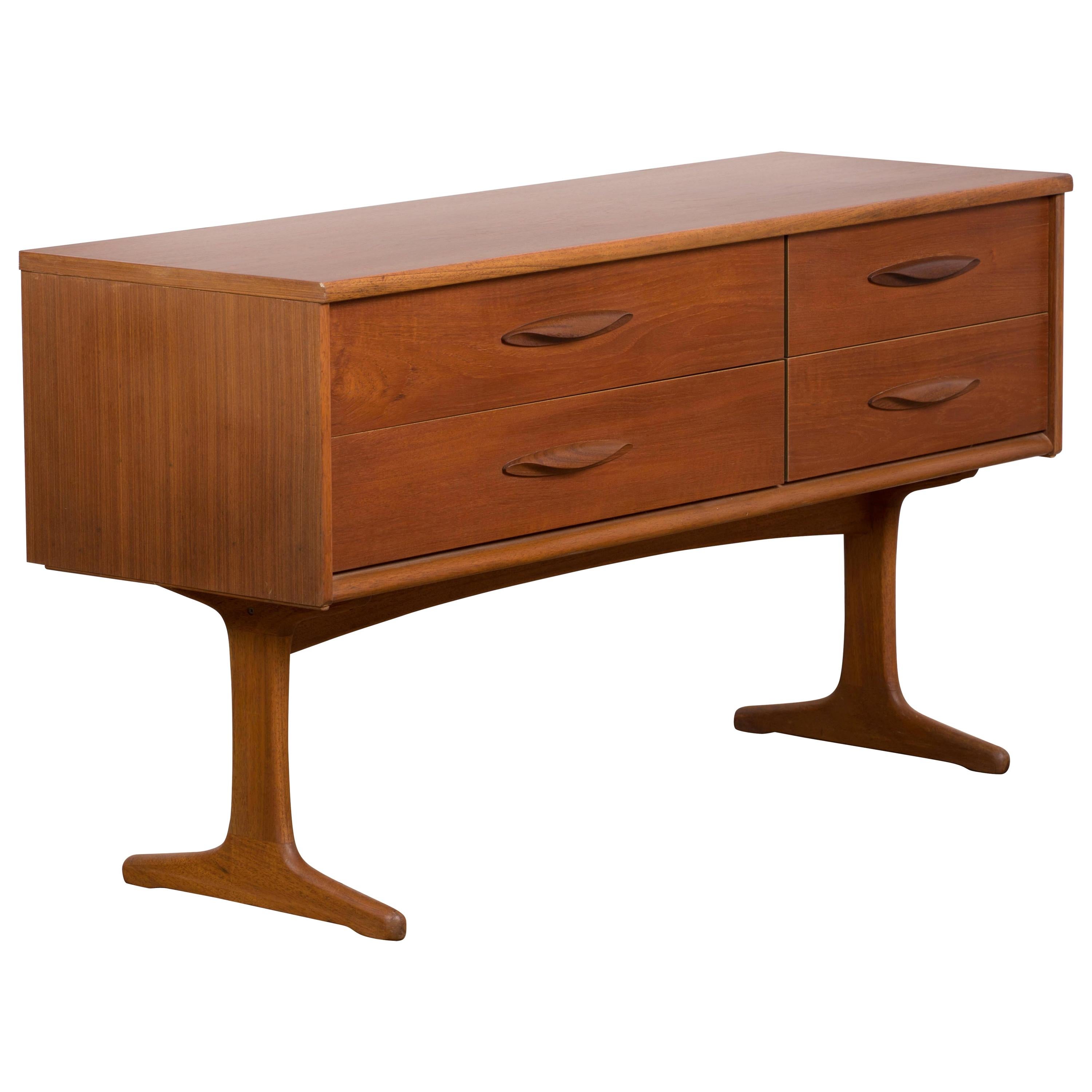 Mid-20th Century Teak Sideboard Designed by Frank Guille
