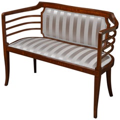 Edwardianisches Mahagoni-Sofa