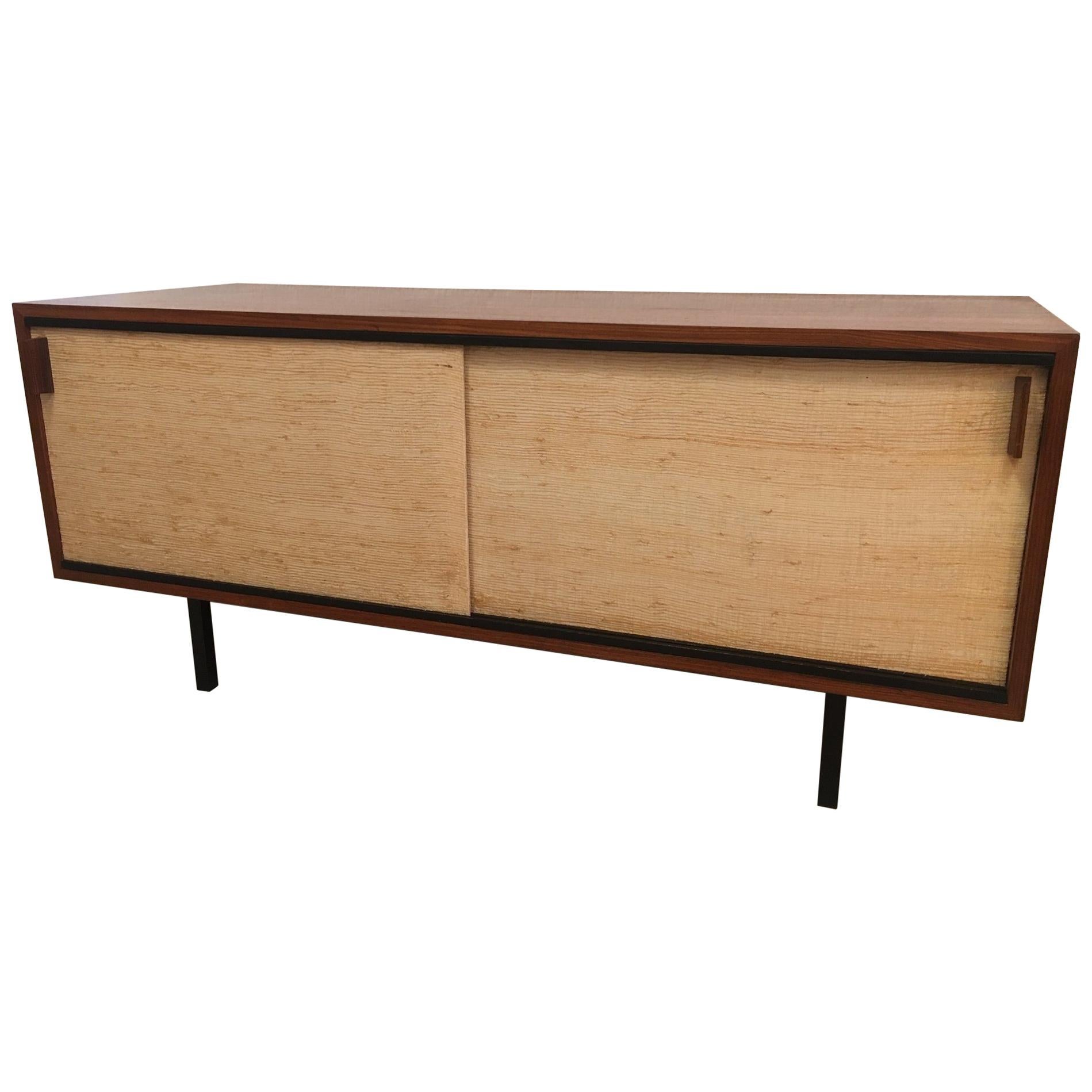 Dieter Waeckerlin Rosewood and Cane Sideboard