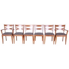 Retro Heywood-Wakefield Mid-Century Modern Dining Chairs, Set of 6