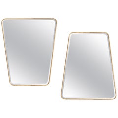 Large Trapezoidal Wrought Iron Mirror