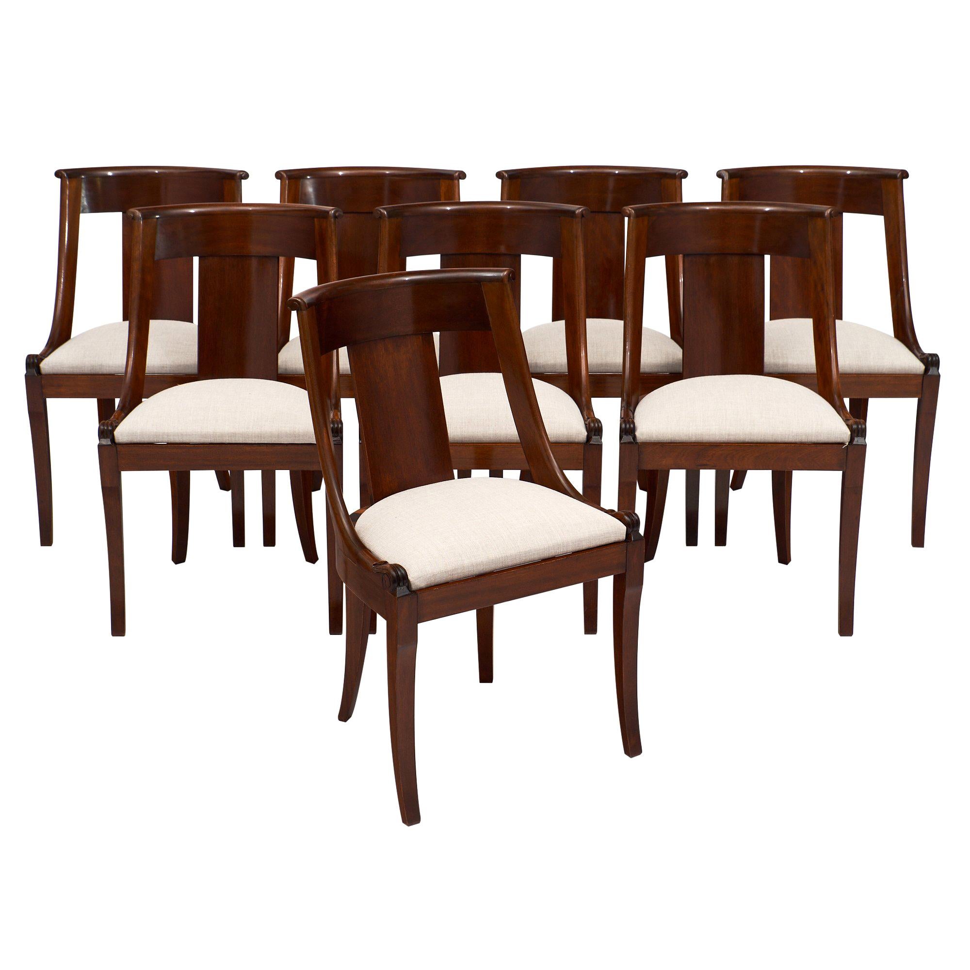 Gondola Empire Style Dining Chairs