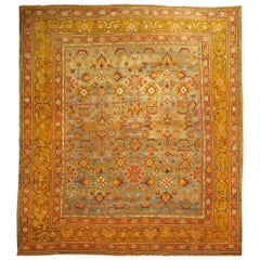 Antique Turkish Oushak Rug