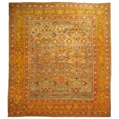 Antique Turkish Oushak Rug