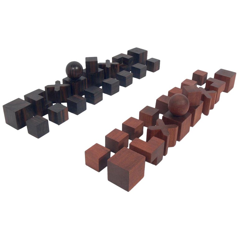 Josef Hartwig Bauhaus Chess Set At 1stdibs