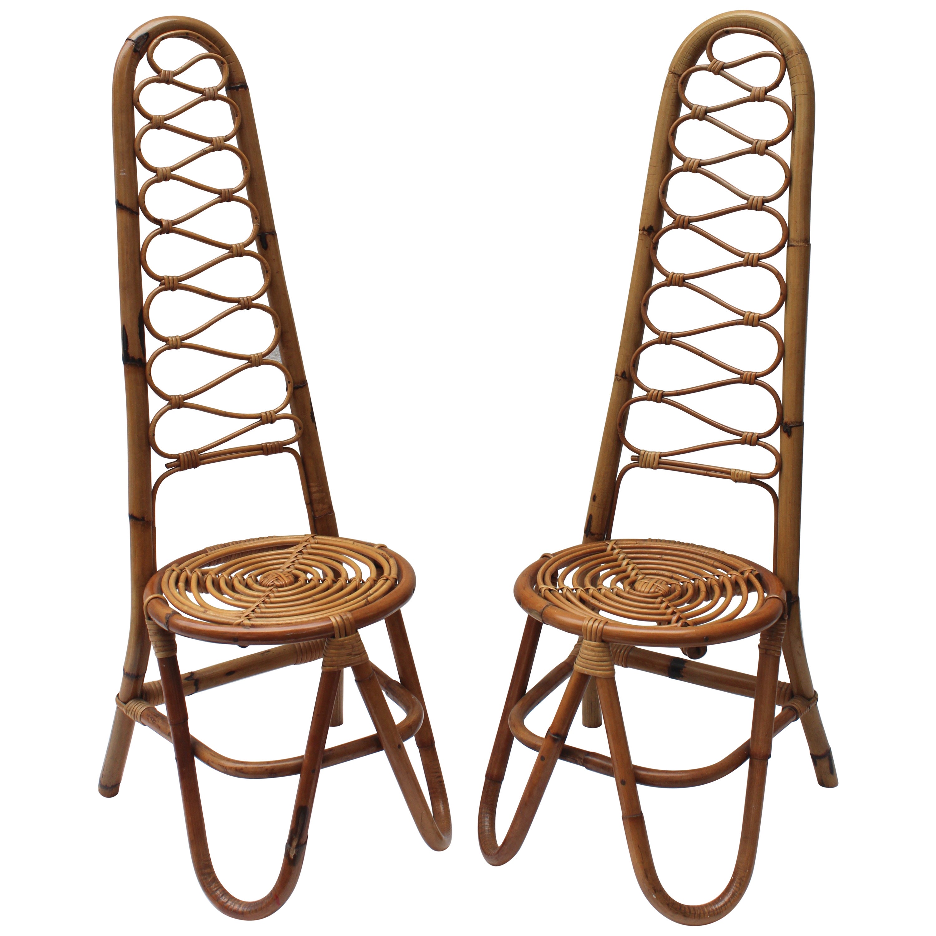 Vintage Rattan Chair at 1stDibs