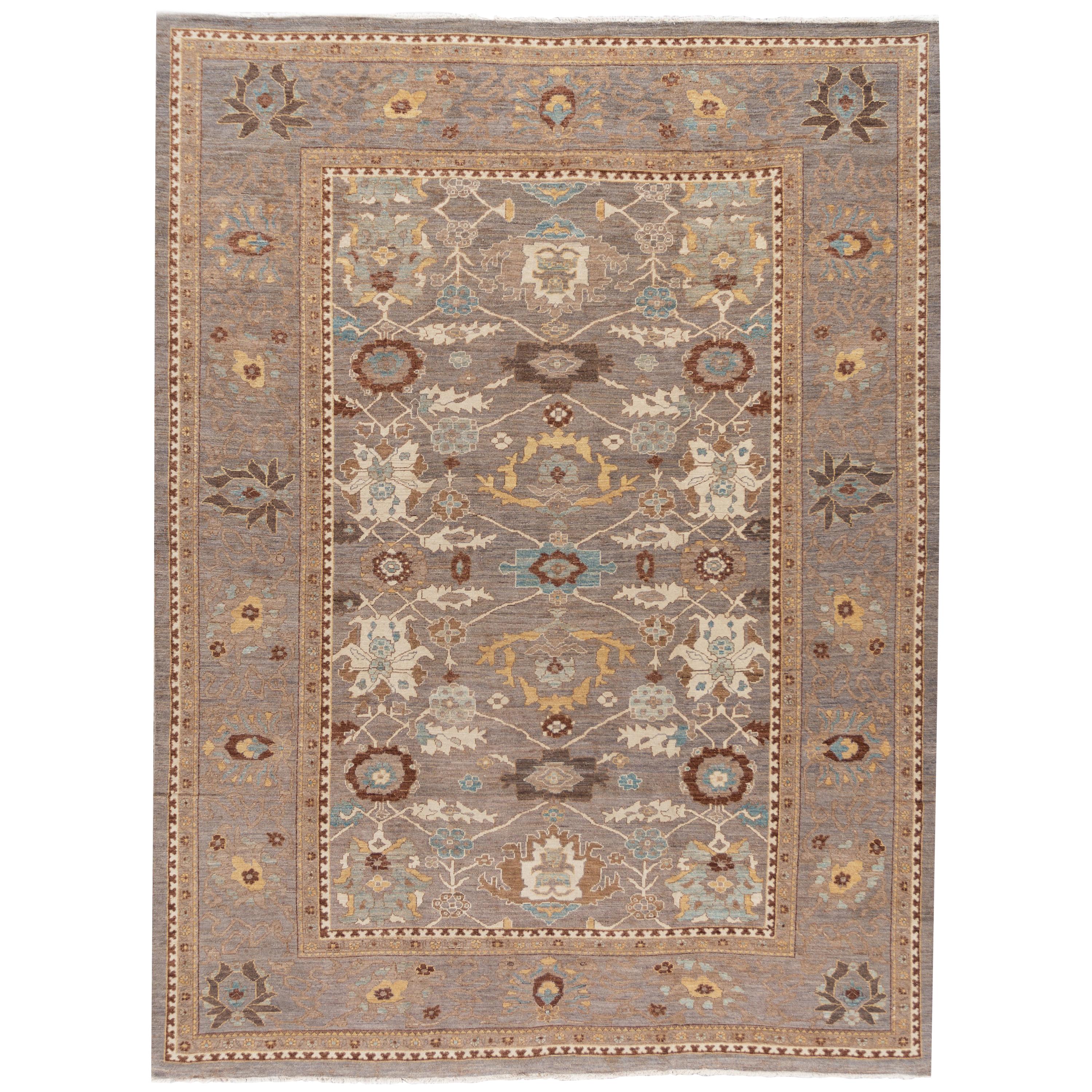 Modern Sultanabad Rug For Sale