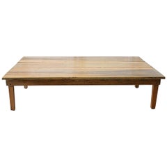 Large Pine Country Farm Style Coffee Table