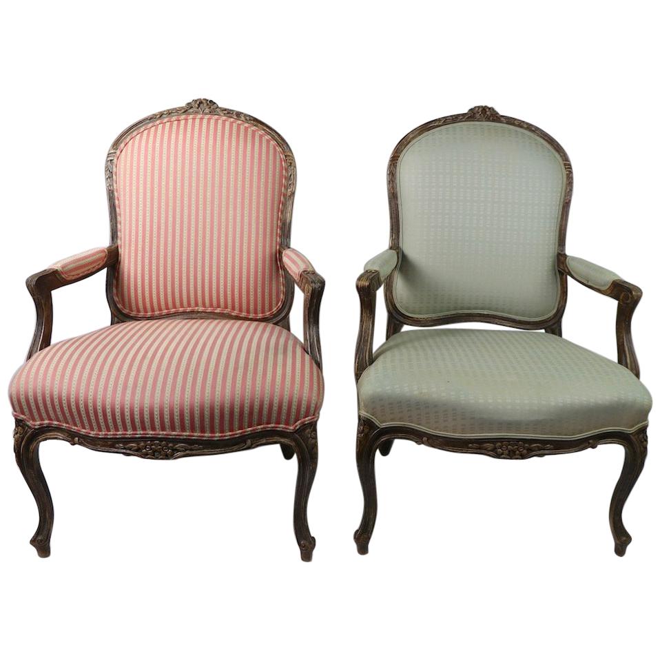 Suite of Four Louis XVI Style Chair Frames For Sale at 1stDibs