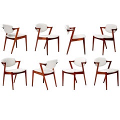 Kai Kristiansen Model 42 Dining Chairs, Rosewood