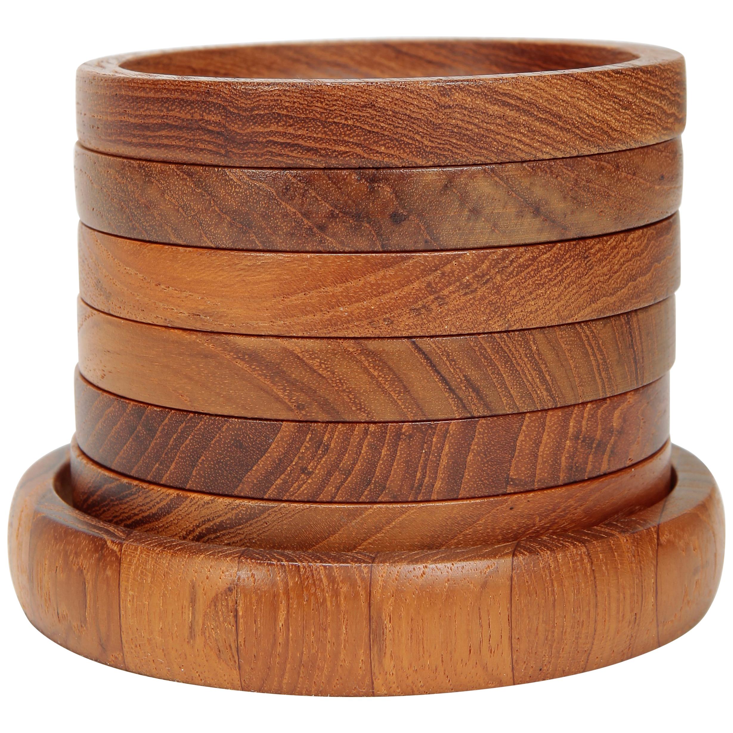 Digsmed Teak Coaster Denmark, 1970s