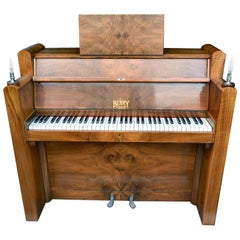 aufrechtes Art-Déco-Klavier aus den 1930er Jahren von Berry of London